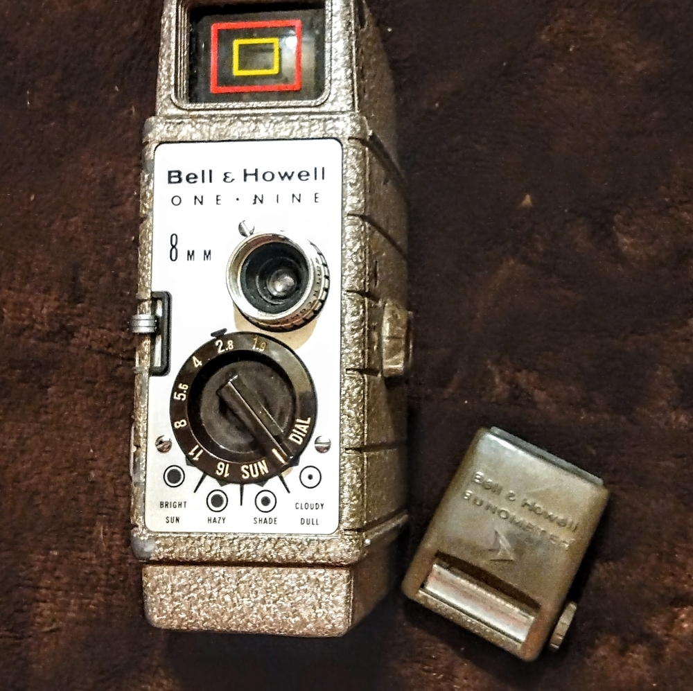 Vintage Bell and Howell One Nine Movie Film Camera